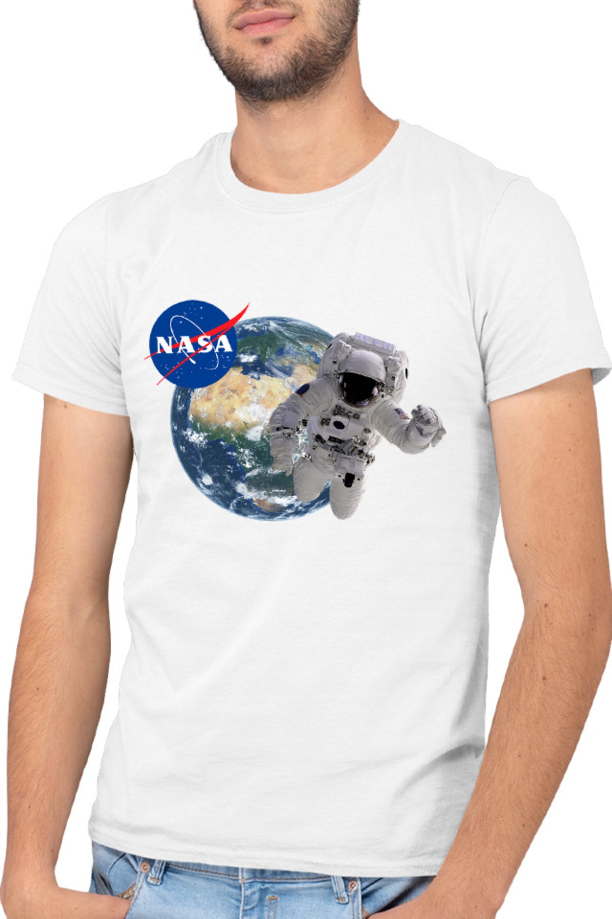 Tricou barbati NASA Astronaut Earth Planet Universe