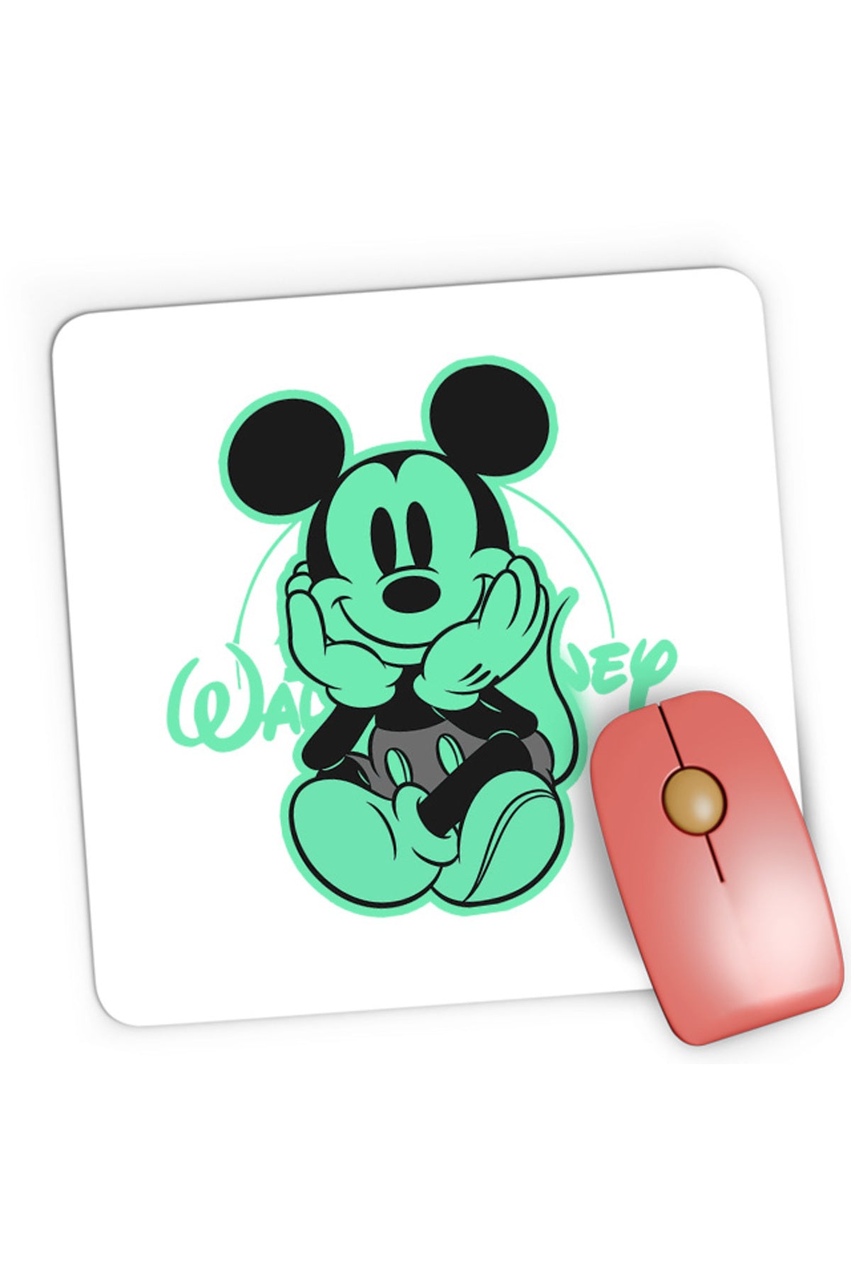 Mousepad Gaming Mickey Mouse Animation Children Play Games, 21x19 cm
