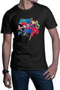 Tricou barbati The Flash Batman Justice League Superhero