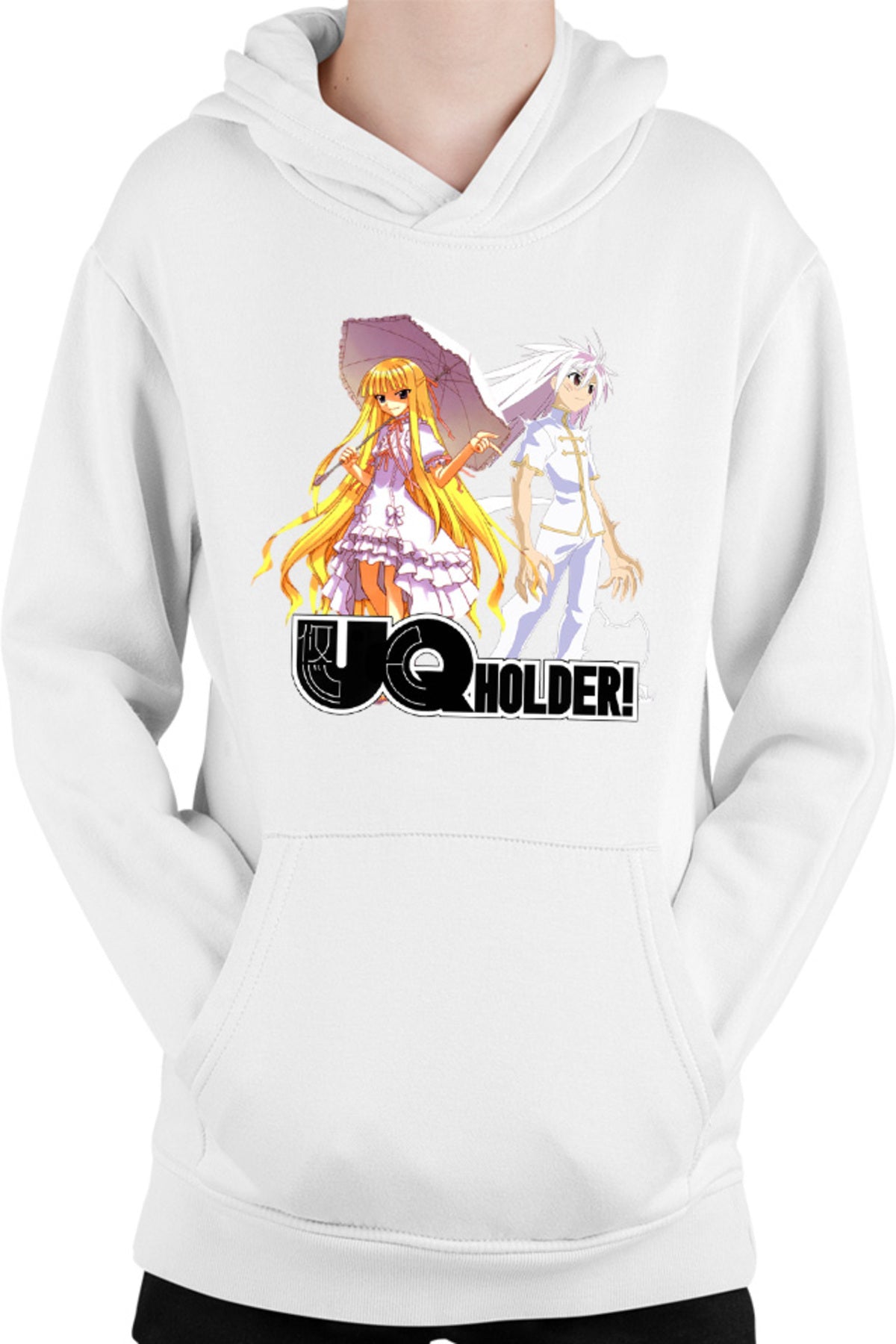 Hanorac copii UQ Holder Holder Negi McDowell Monster Animeeater