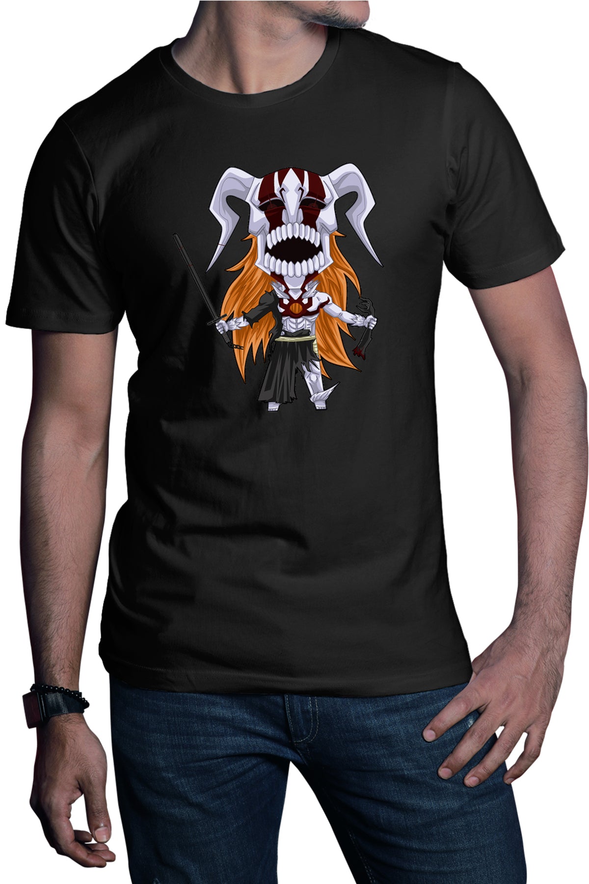 Tricou barbati Bleach Anime Monster Meme Fox Manga