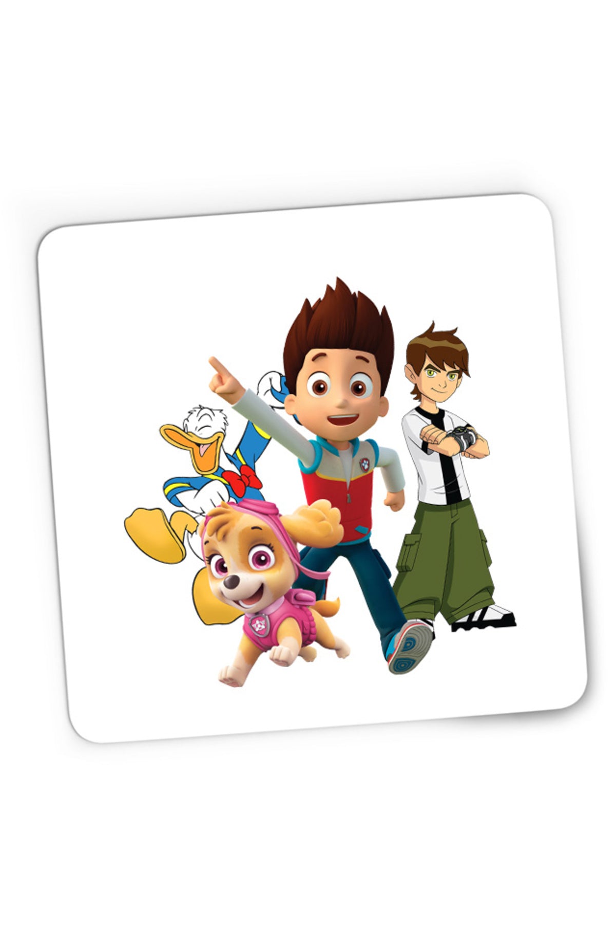 Mousepad Gaming Paw Patrol Skye Pilot Dog Ryder Safe Guard, 21x19 cm