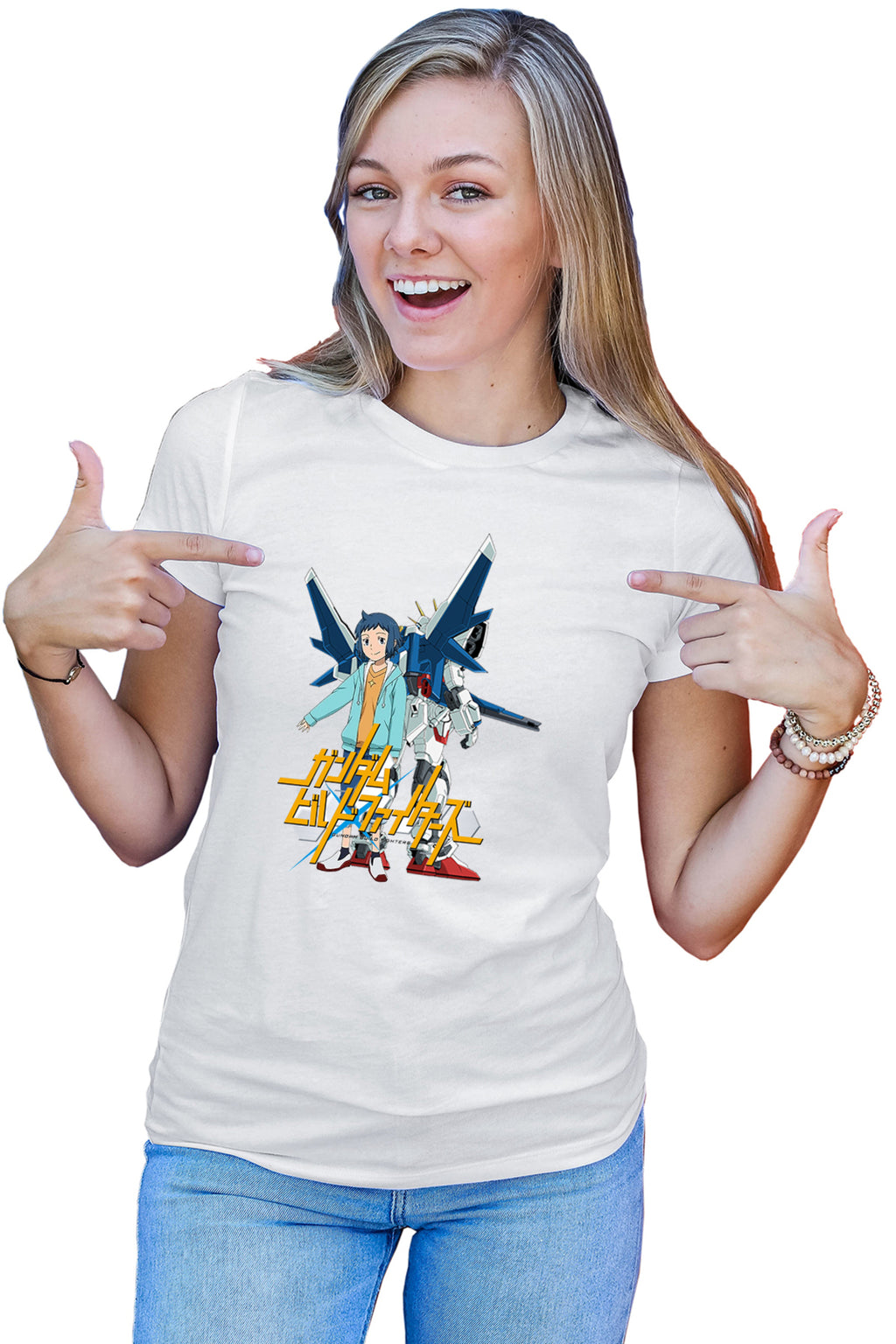 Tricou dama dam Build Fighters Sei Robot