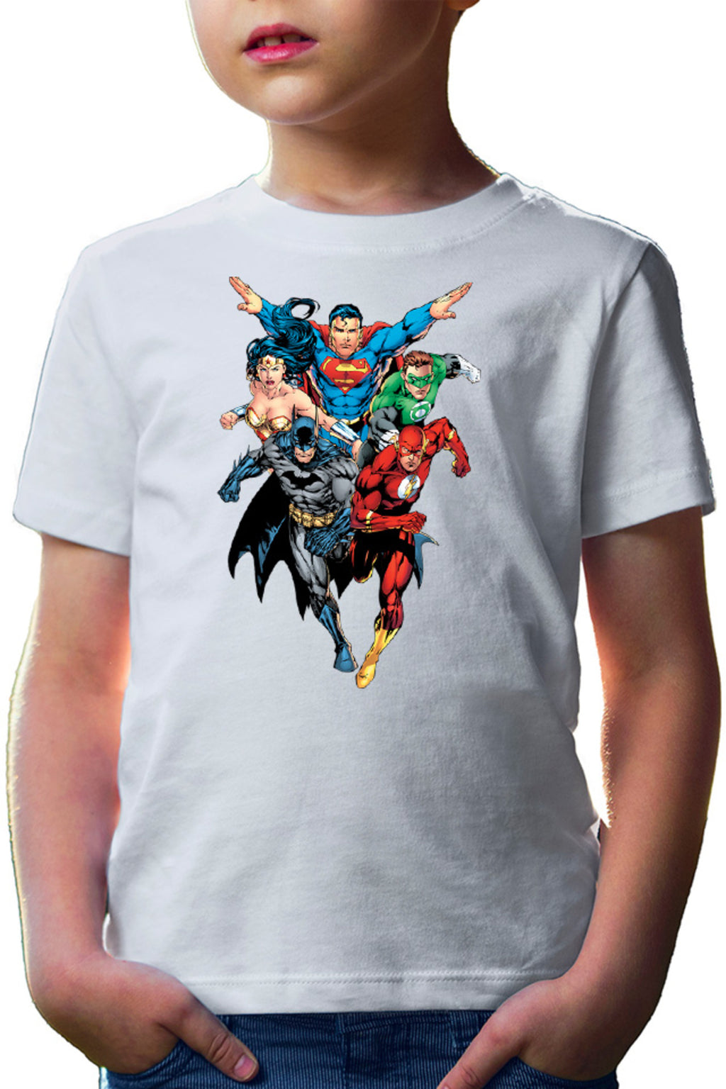 Tricou copii Wonder Woman Avangers Justice League Batman Ironman Flash
