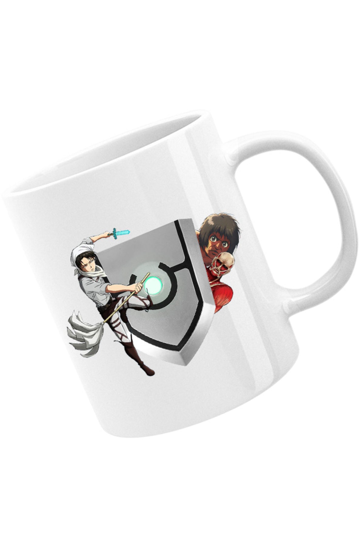 Cana Rising of the Shield Hero Levi Attack on Titan Collosal Clean Naofumi, alba, 330 ml