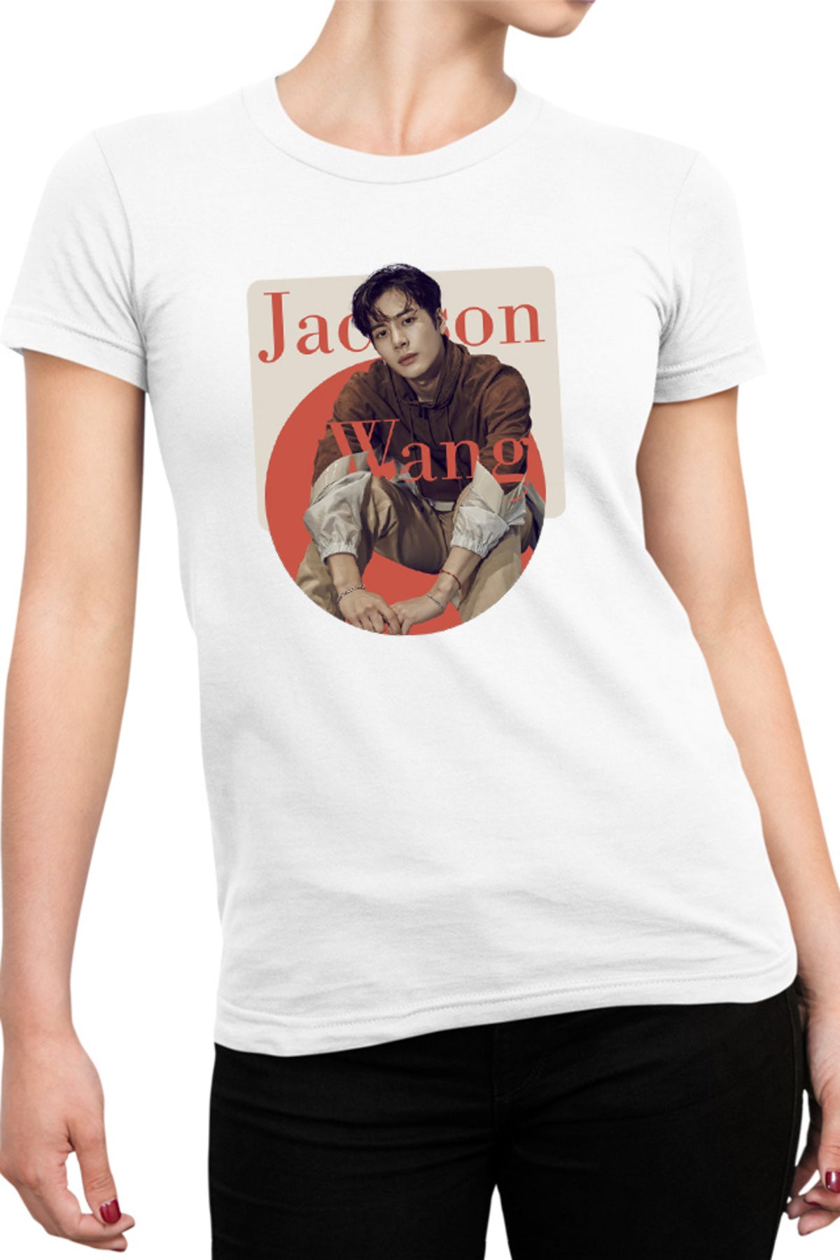 Tricou dama Got7 Jackson Wang Chinese Rapper Dancer Multi Talent