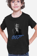 Tricou copii James Bond 007 Logo Vintage Old Movie Alpha
