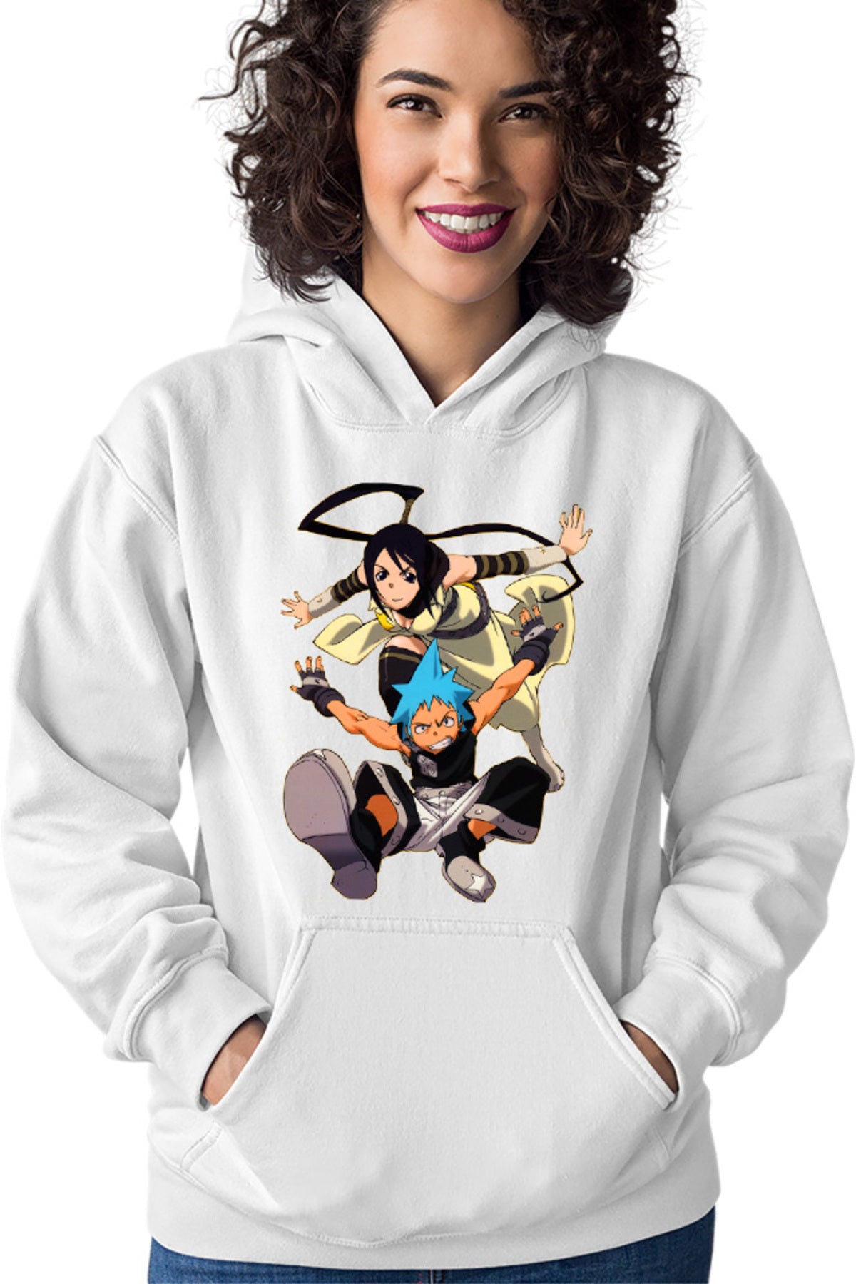 Hanorac dama Soul Eater Black Star Tsubaki Partner Supranatural Anime