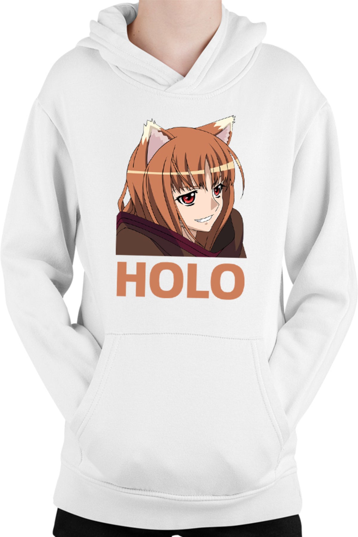 Hanorac copii Spice And Wolf Holo Funny Face Anime Japan