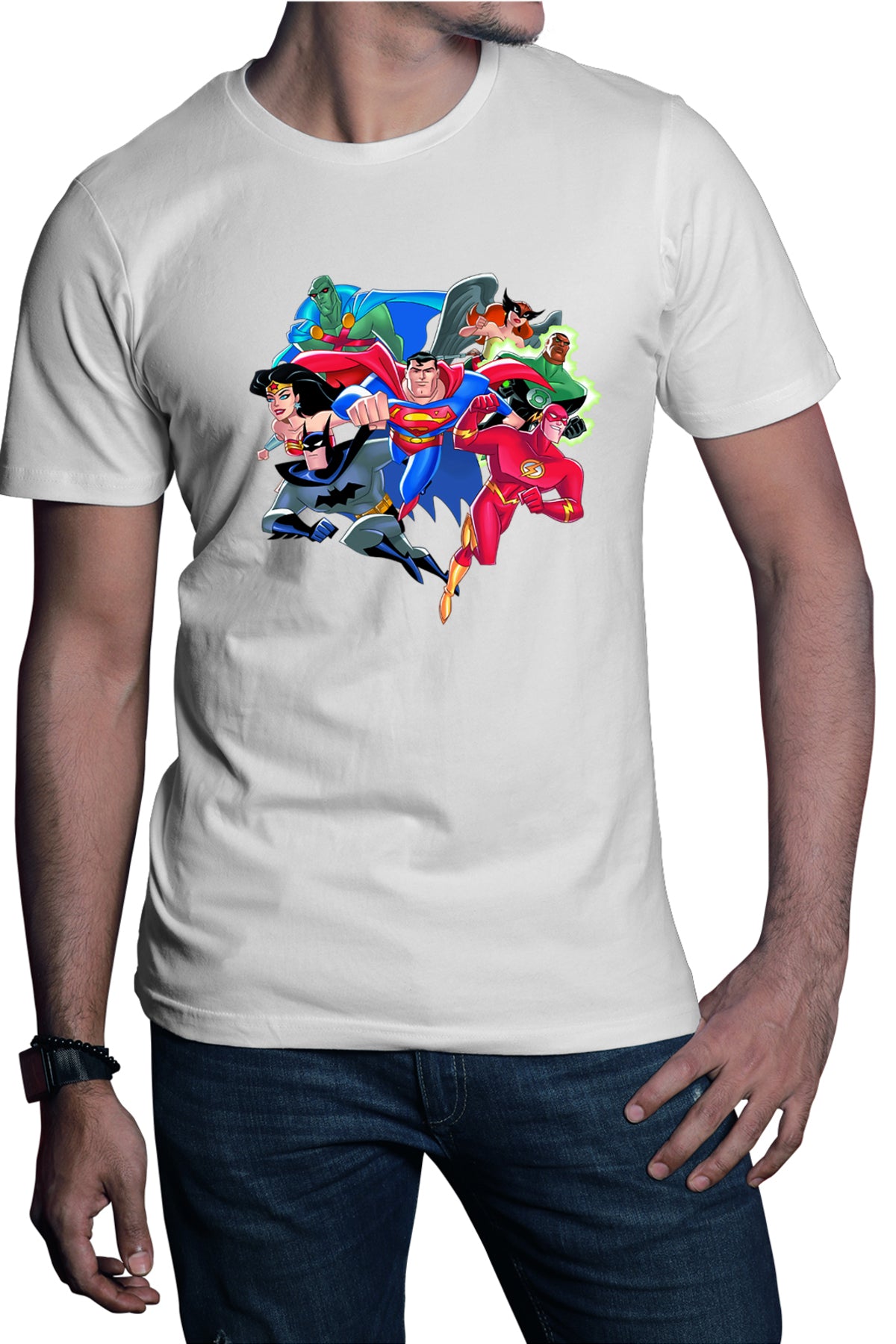 Tricou barbati The Flash Batman Justice League Superhero
