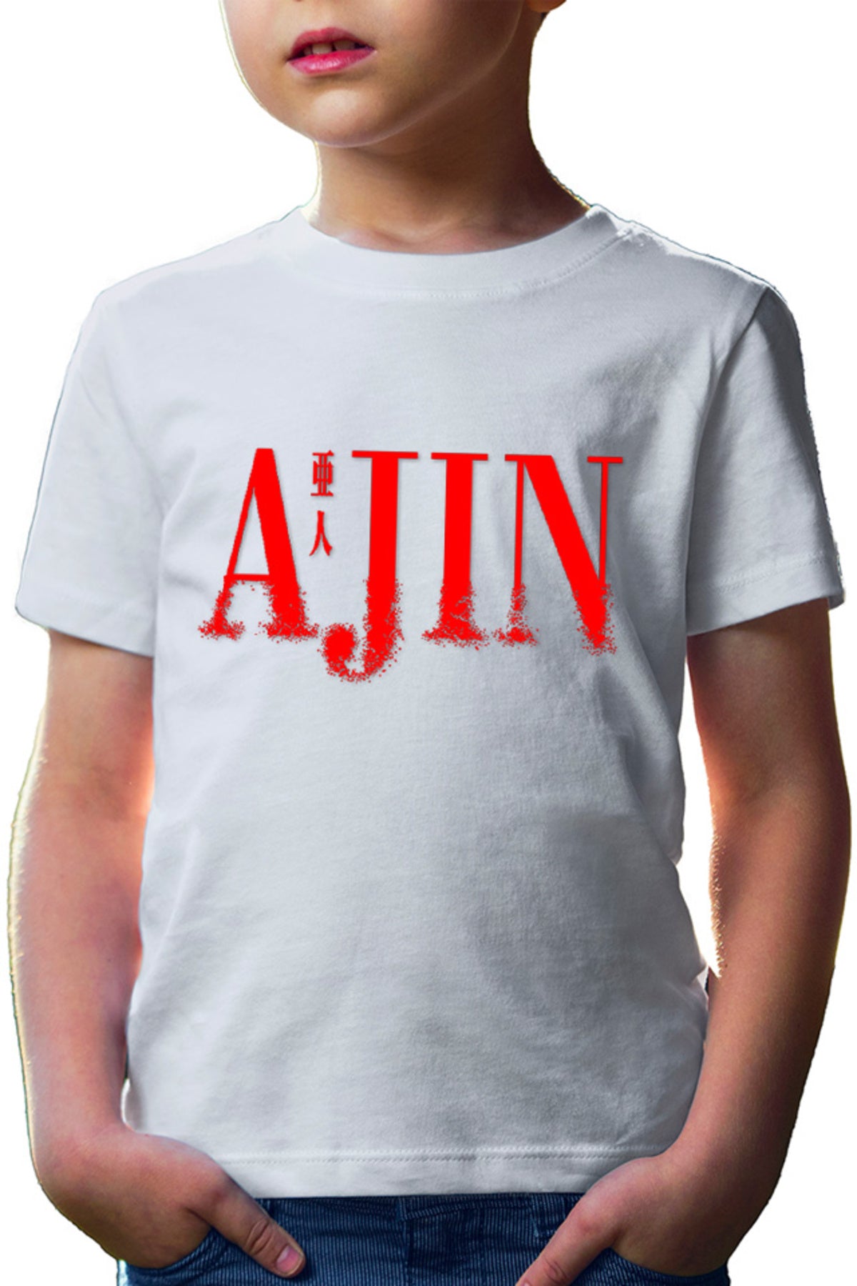 Tricou copii Ajin Logo Sakurai Horror Manga Mangaka