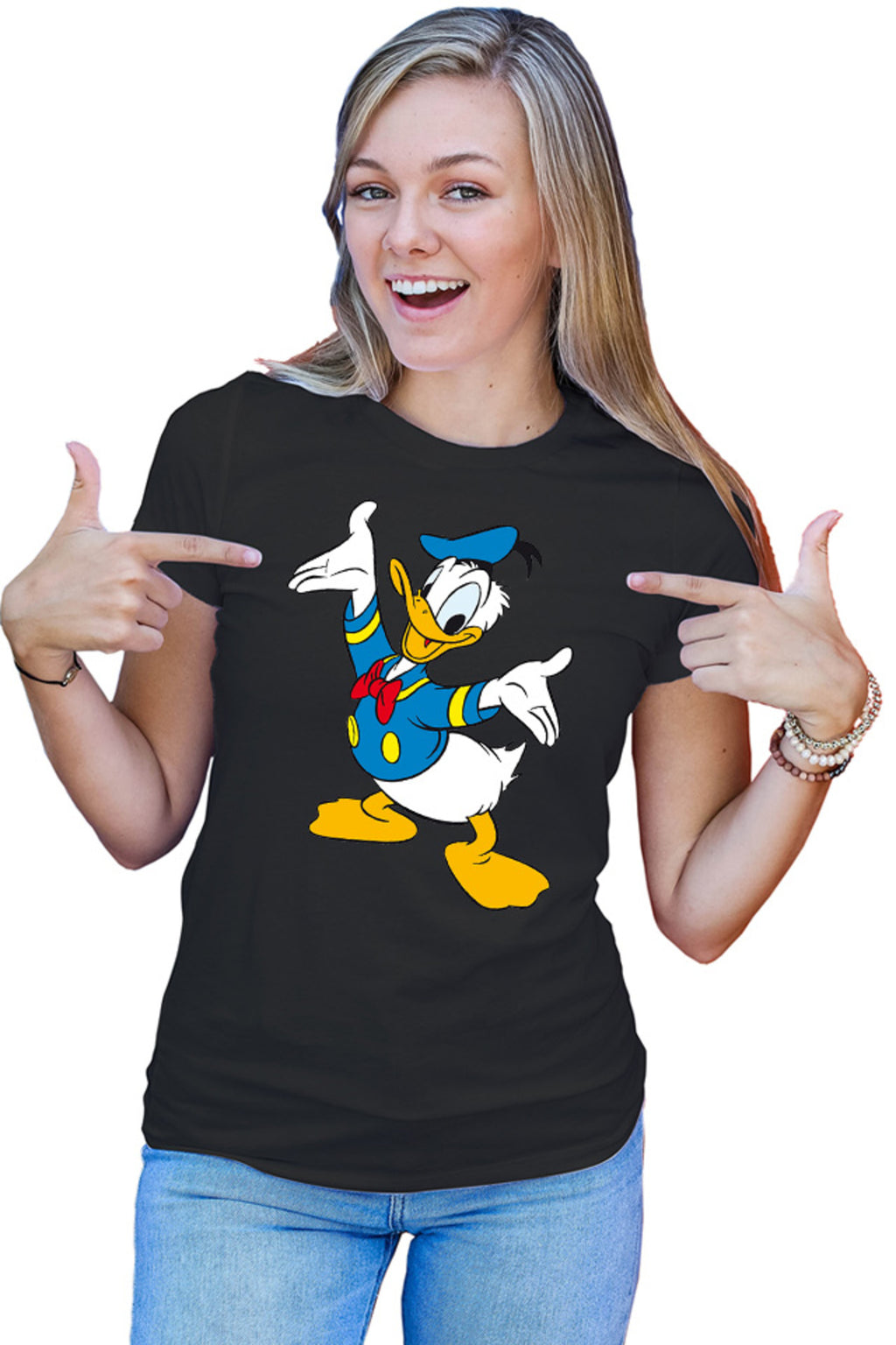 Tricou dama Donald Duck Sailor Happy Cartoon Children