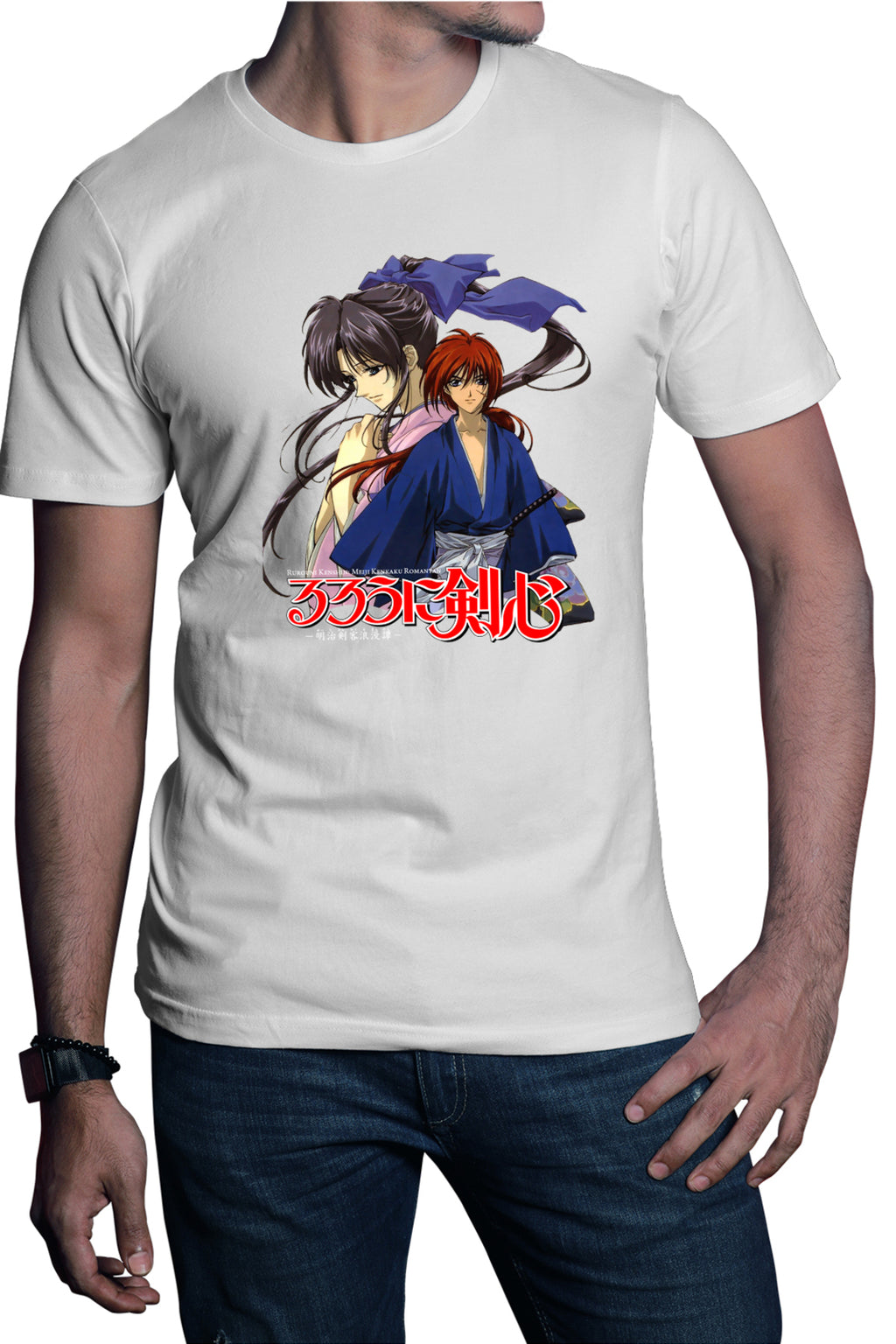 Tricou barbati Rurouni Kenshin Kaori Couple Anime Monster