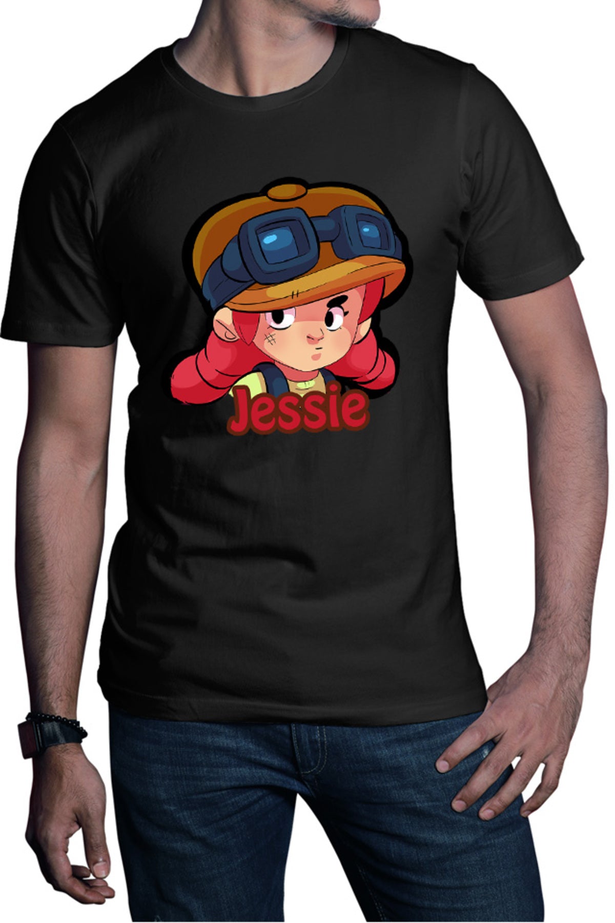Tricou barbati Brawl Stars Jessie Automatic Ponytails Supercell
