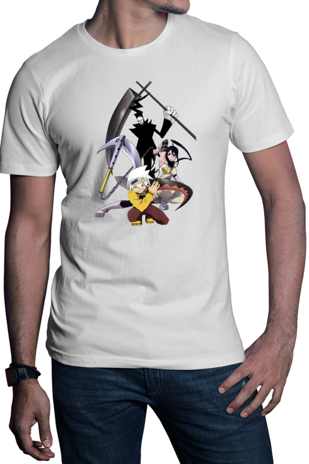 Tricou barbati Soul Eater Soul Shinigami Tsubaki Shounen Anime