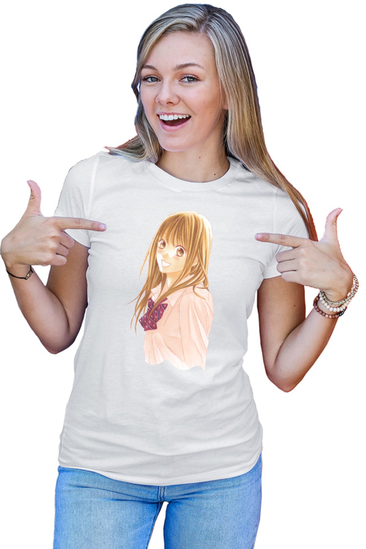 Tricou dama LDK Nishimori Aoi School Uniform Love Story