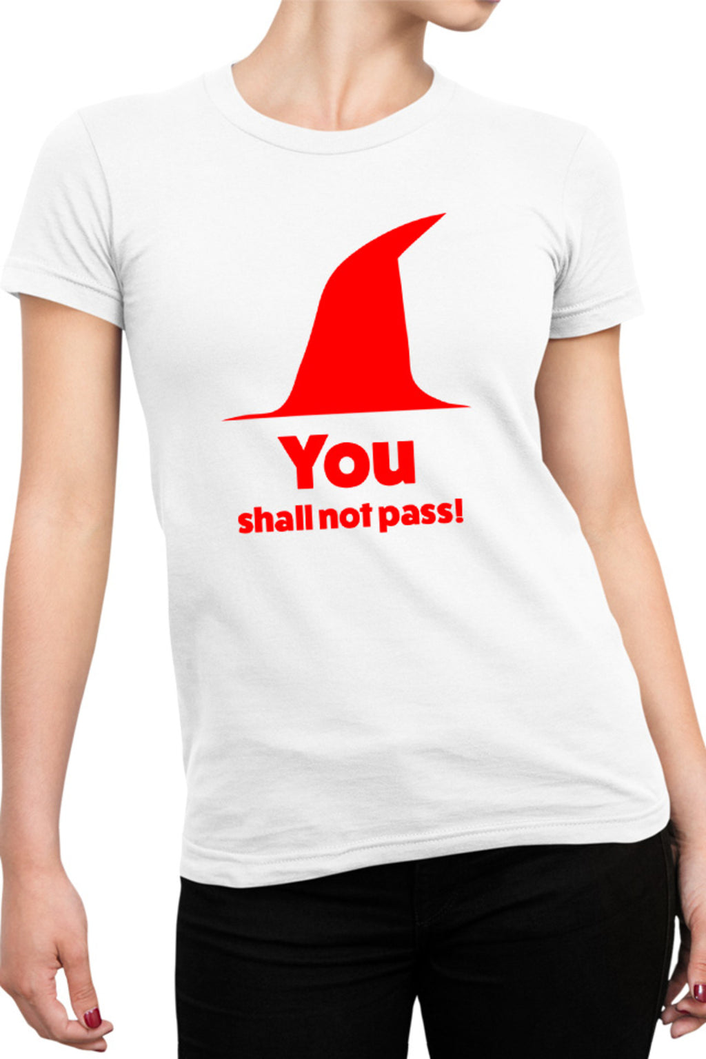 Tricou dama Lord of the Rings Gandalf You Shall Not Pass