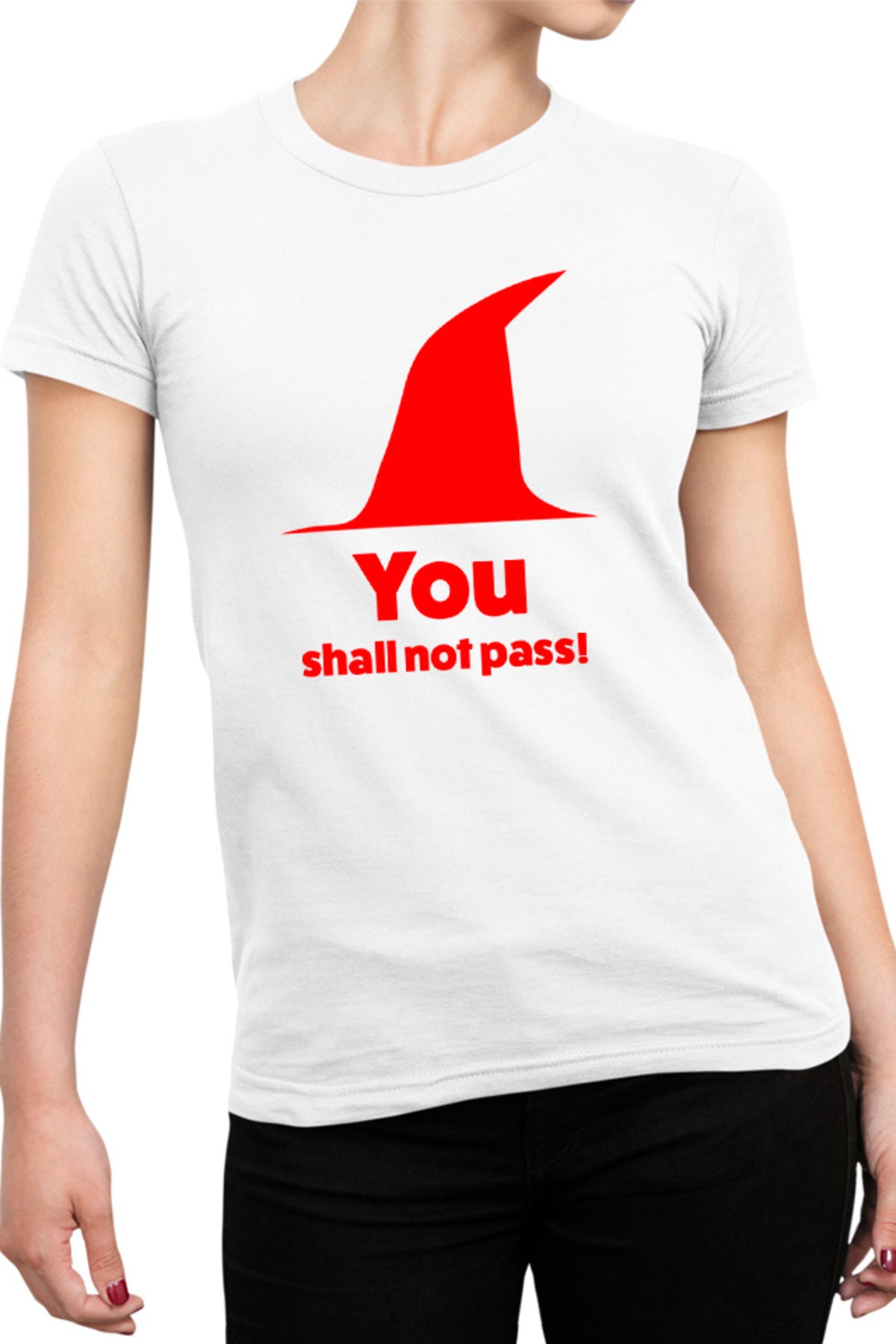 Tricou dama Lord of the Rings Gandalf You Shall Not Pass