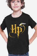 Tricou copii Harry Potter UK Logo Spirit Fly Mark Golden