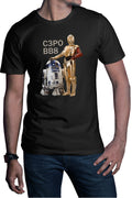 Tricou barbati Star Wars Robots BB8 S3PO Droid