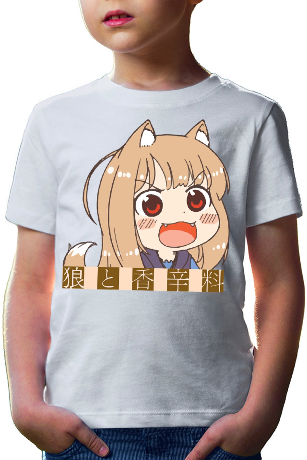 Tricou copii Spice And Wolf Chibi Holo Supernatural