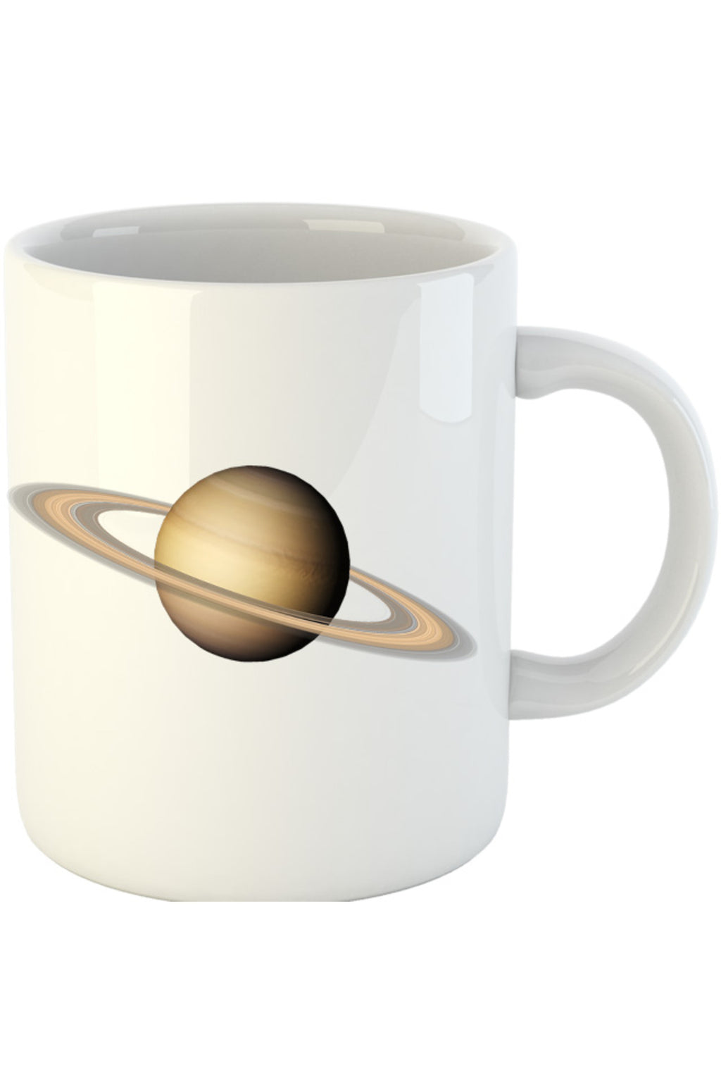Cana NASA Saturn Rings Astronomy, alba, 330 ml