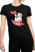 Tricou dama NFT XOXO Lovers Kiss Hug Kind Pencil Sketch