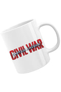 Cana Captain America Logo Civil Avengers Nice Beautiful Bold, alba, 330 ml