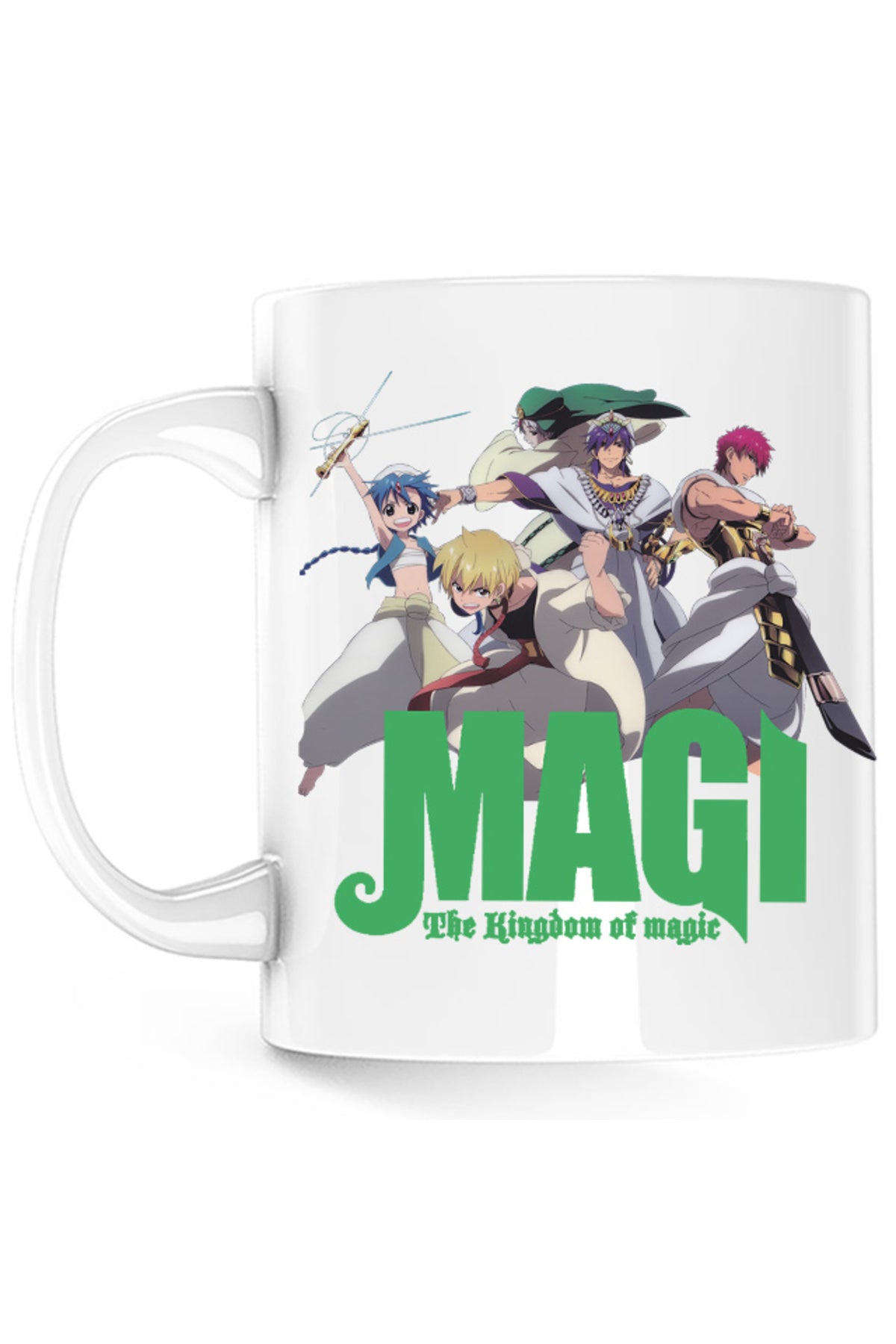 Cana Magi The Labyrinth of Magic Team Alladin Alibaba Sinbad Magic Anime, alba, 330 ml