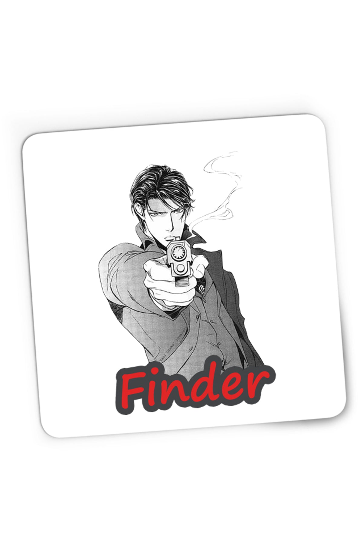 Mousepad Gaming Finder Asami Ryuuichi Police Gay Anime, 21x19 cm