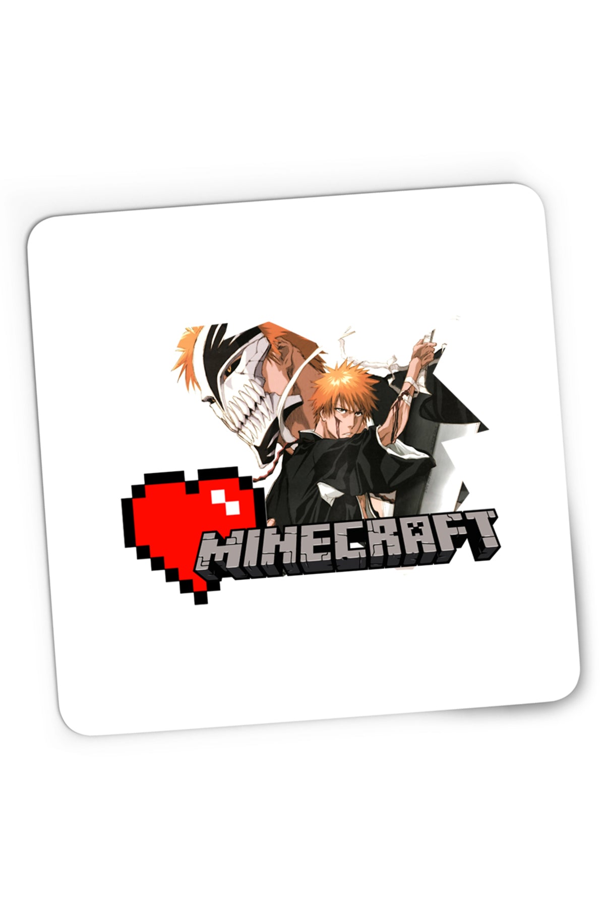 Mousepad Gaming Bleach Ichigo Minecraft Legendary Player, 21x19 cm