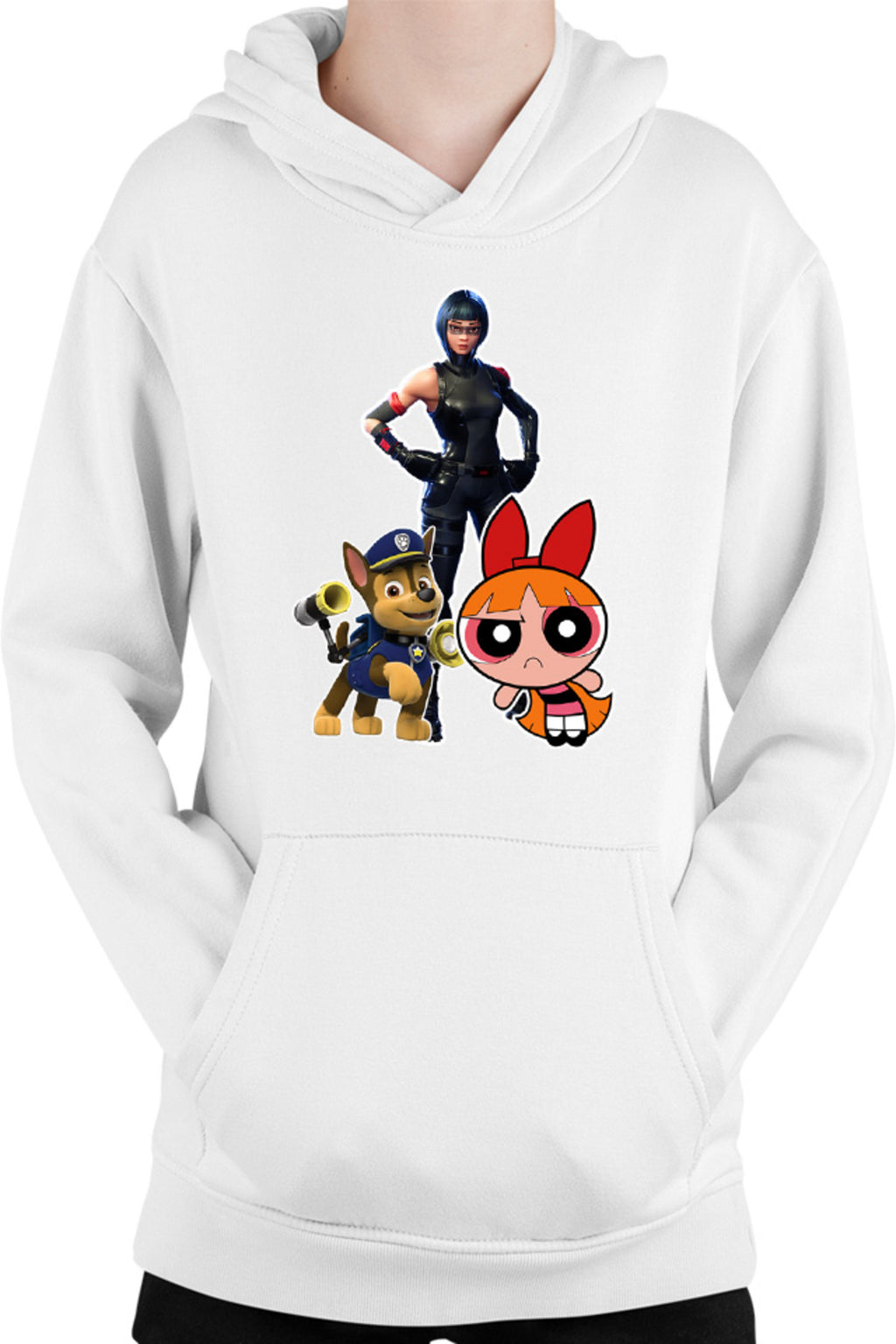 Hanorac copii Fortnite Panter Cat Costume Skin Powerpuff Girls