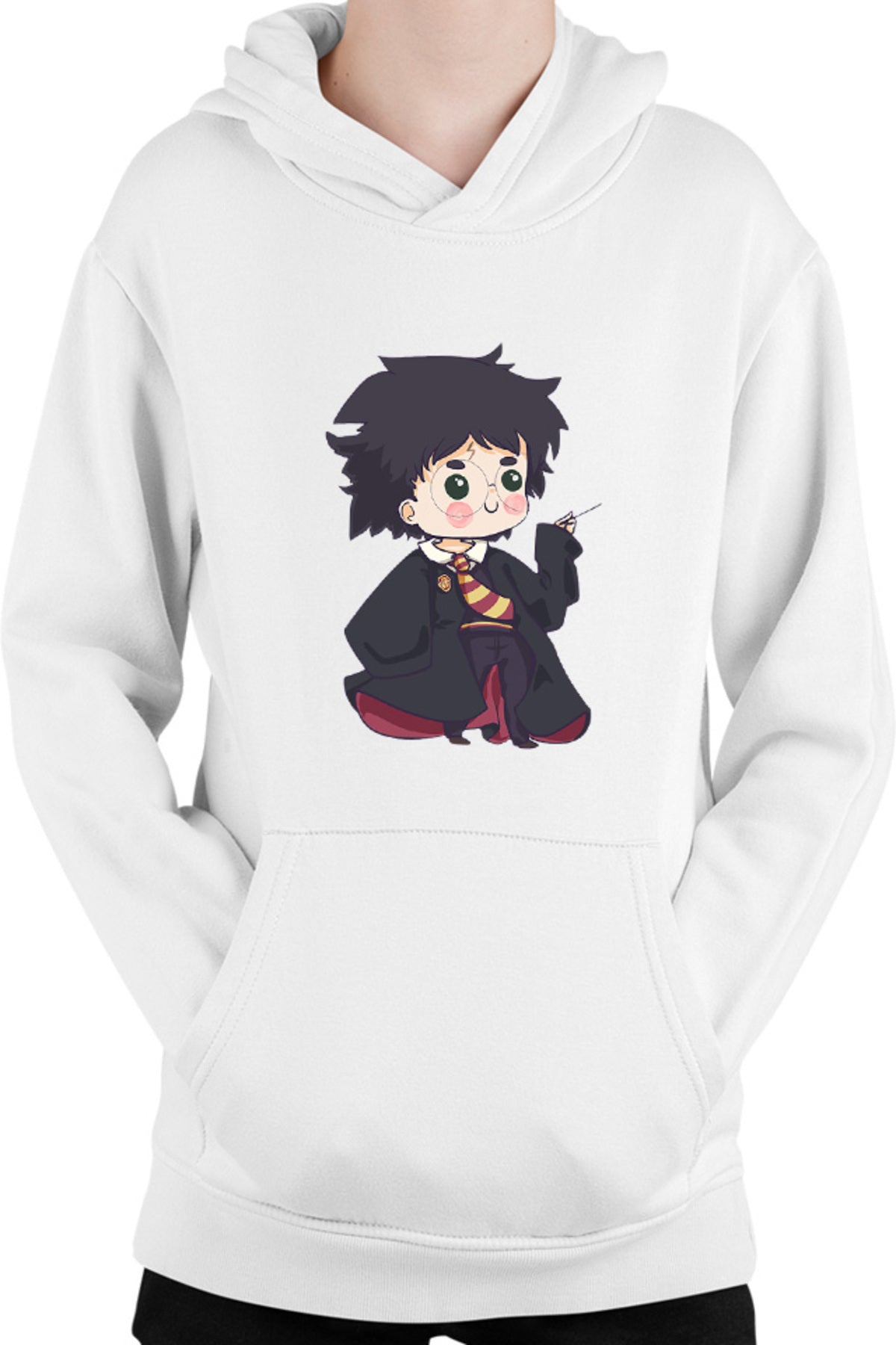 Hanorac copii Harry Potter Magic Chibi Small Cute Wizard Academy