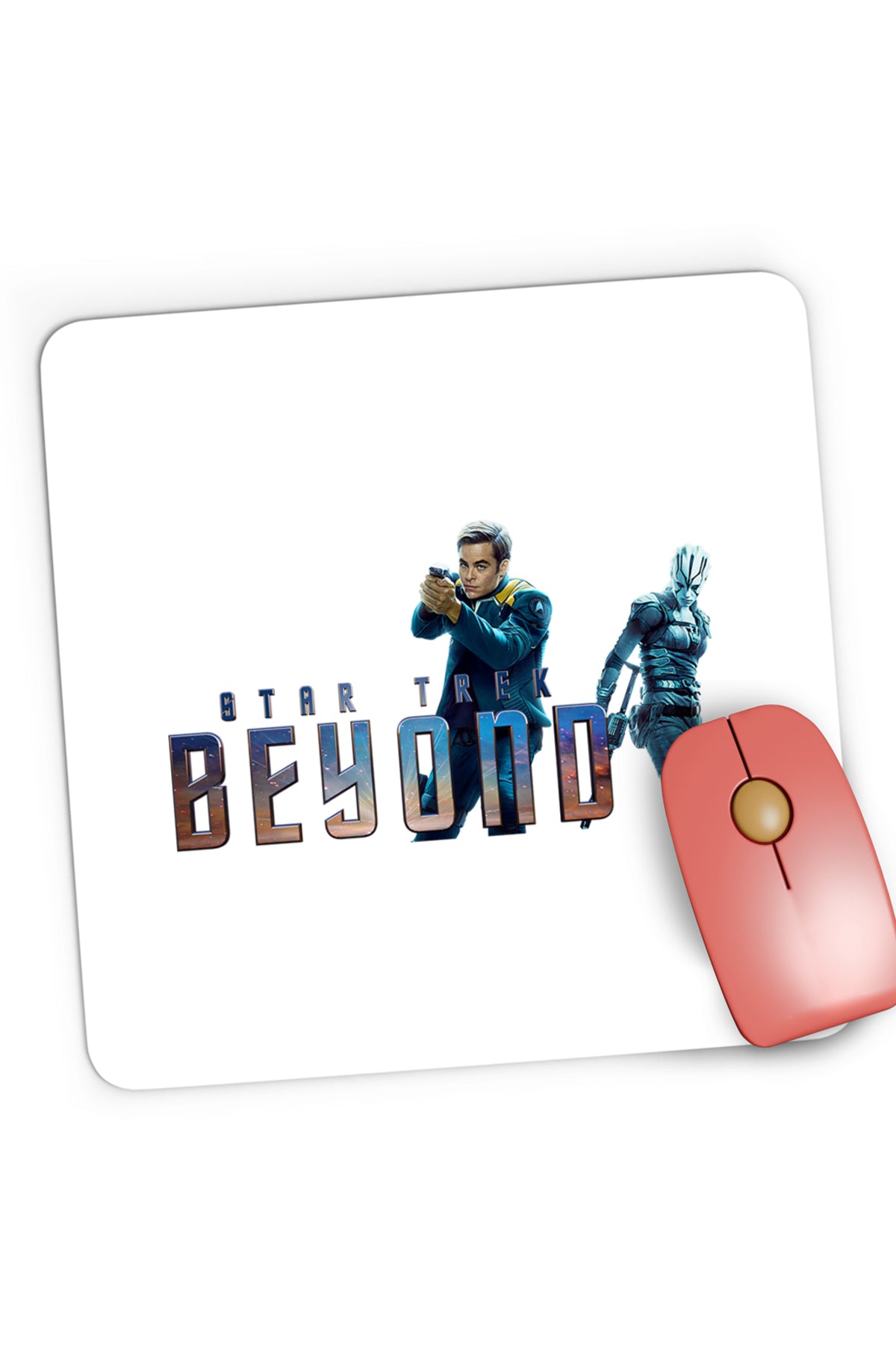 Mousepad Gaming Star Trek Beyond SF Movie Borg Starship, 21x19 cm