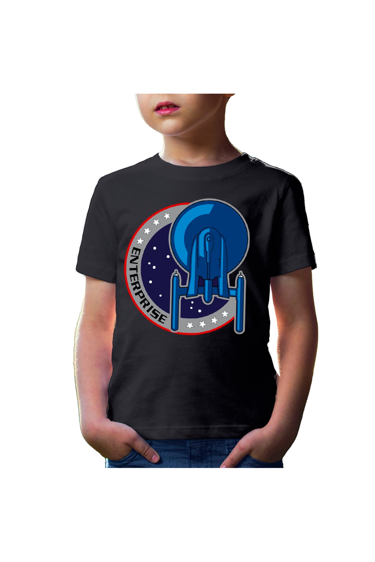 Tricou copii Star Trek Starship Enterprise Picard Captain