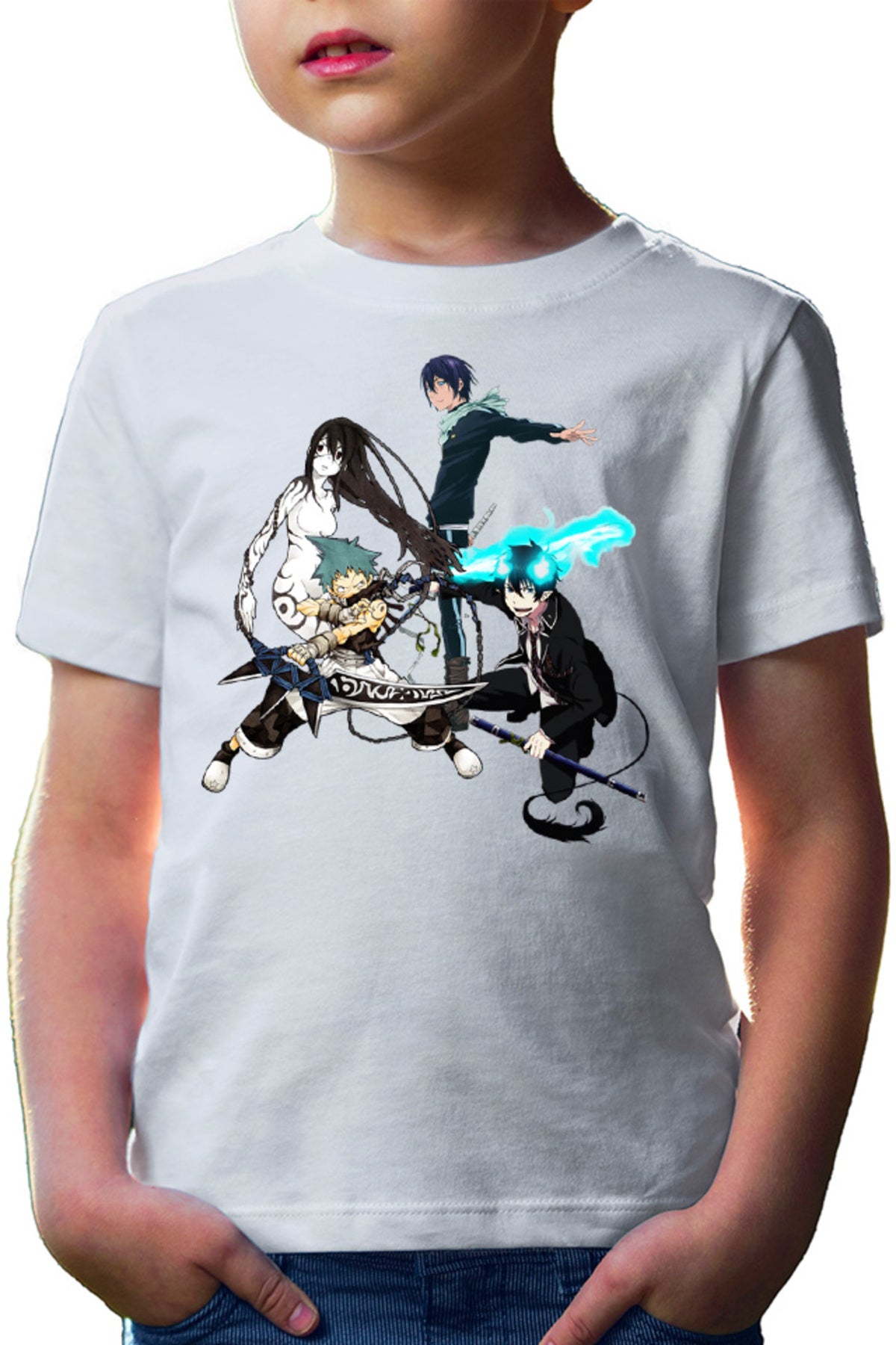 Tricou copii Soul Eater Black Star Yato Noragami Rin Ao no Exorcist Ghost