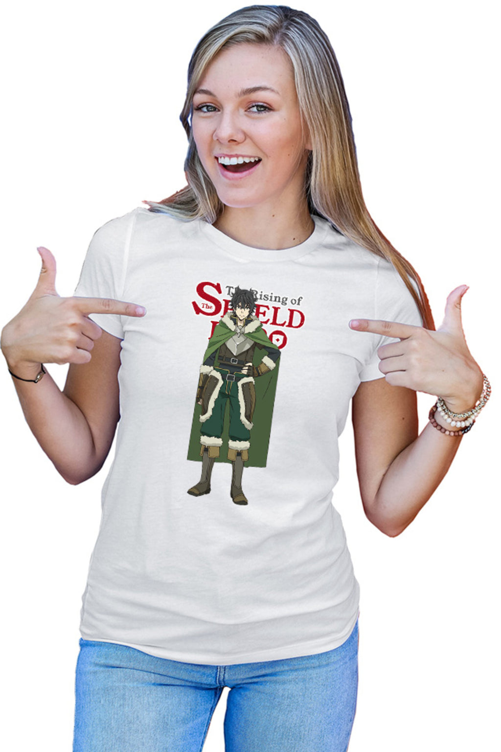 Tricou dama Rising of the Shield Hero Naofumi Protect Multiple Powers Univers