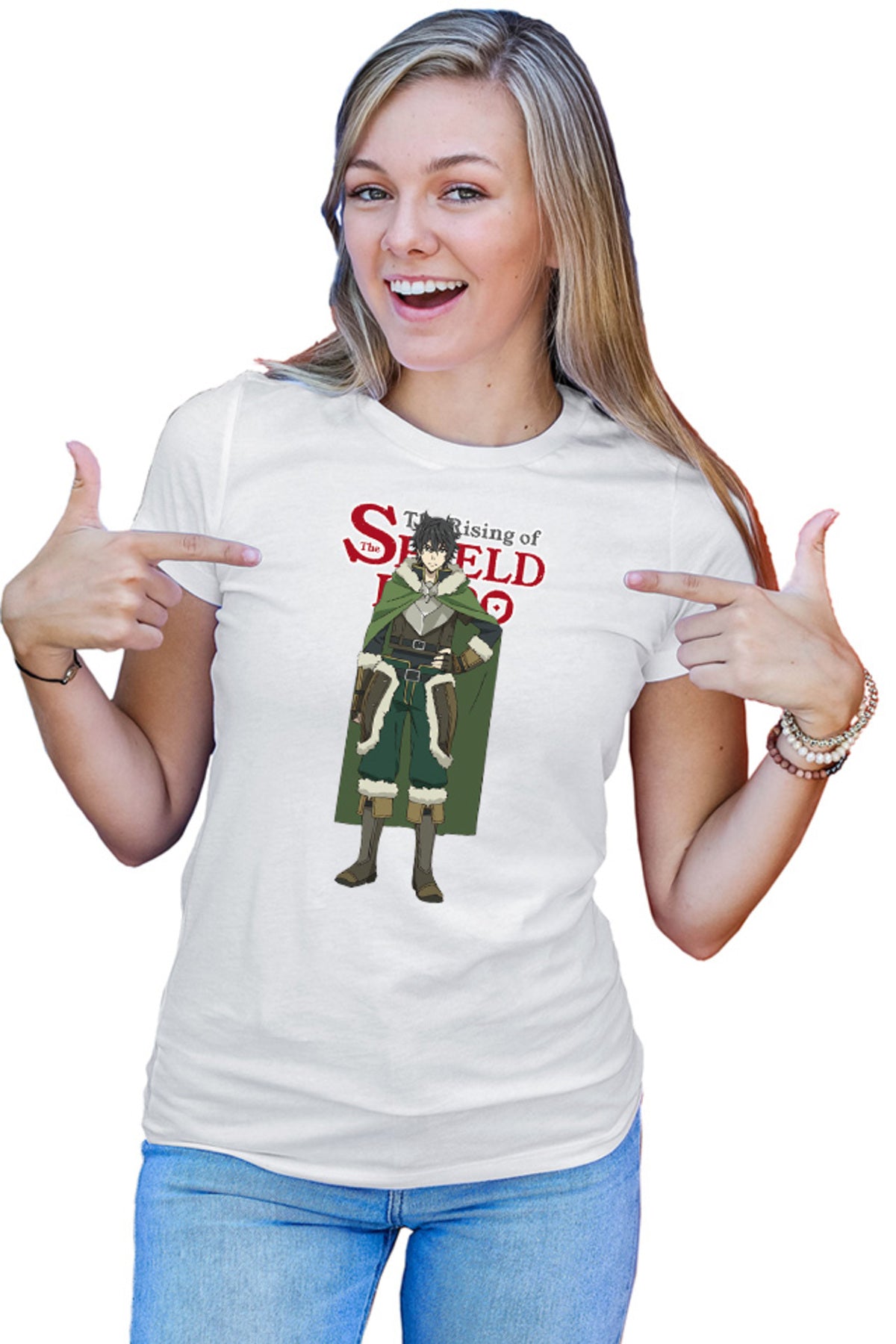 Tricou dama Rising of the Shield Hero Naofumi Protect Multiple Powers Univers