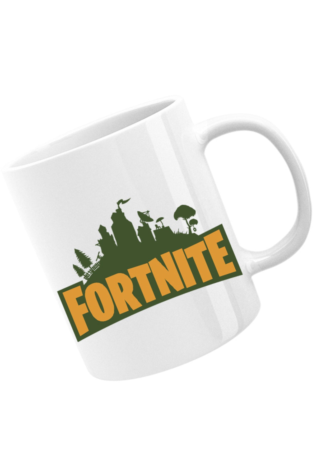 Cana Fortnite Logo Battle Royale Weapons Characters Loot, alba, 330 ml