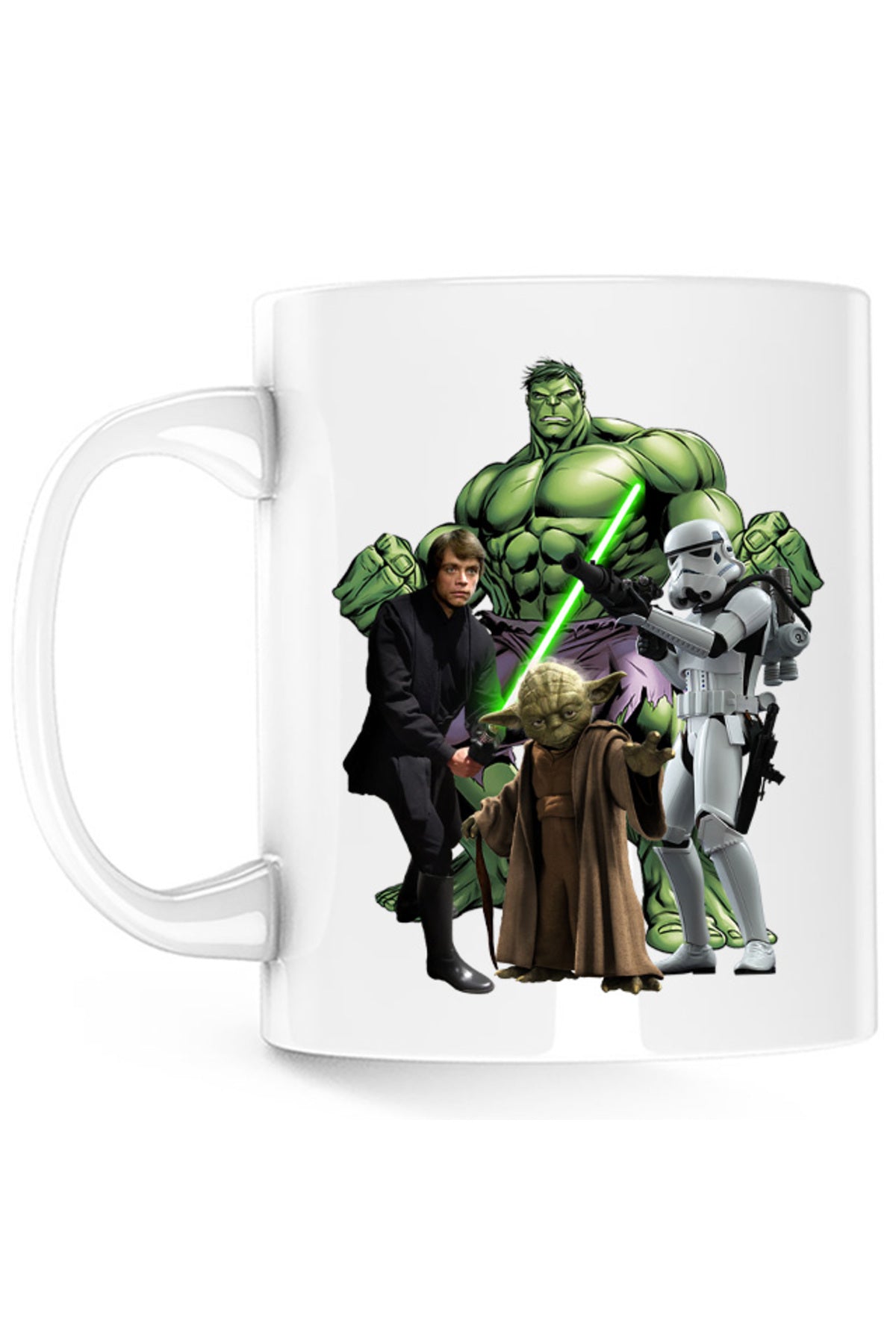 Cana Star Wars Luke Skywalker Incredible Hulk Jedi Yoda, alba, 330 ml