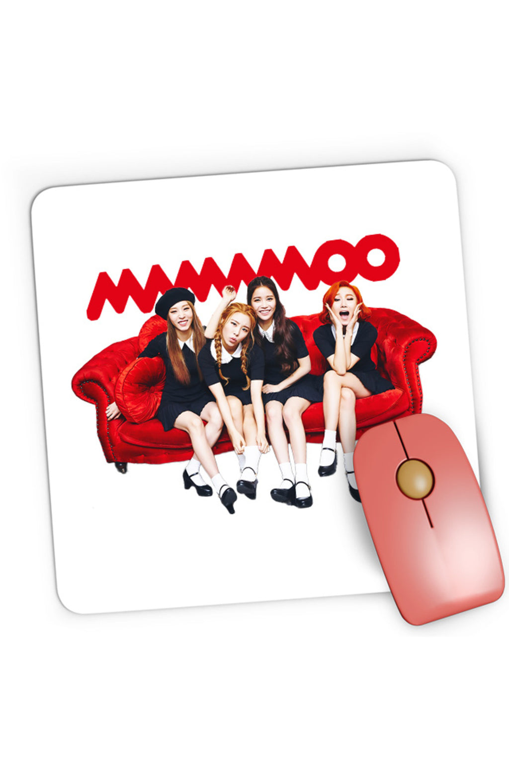 Mousepad Gaming Mamamoo Sofa Student Concept Photo Idol K-Pop, 21x19 cm