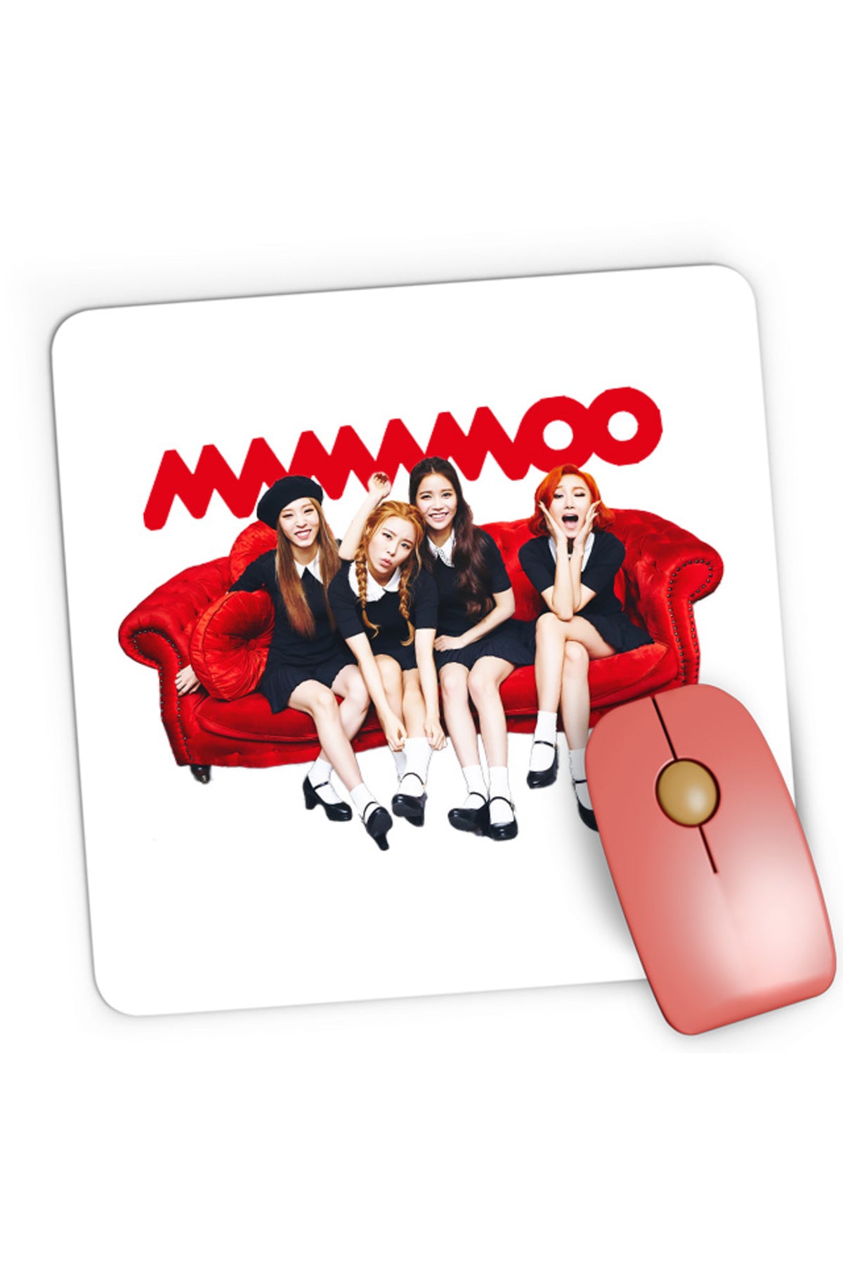 Mousepad Gaming Mamamoo Sofa Student Concept Photo Idol K-Pop, 21x19 cm