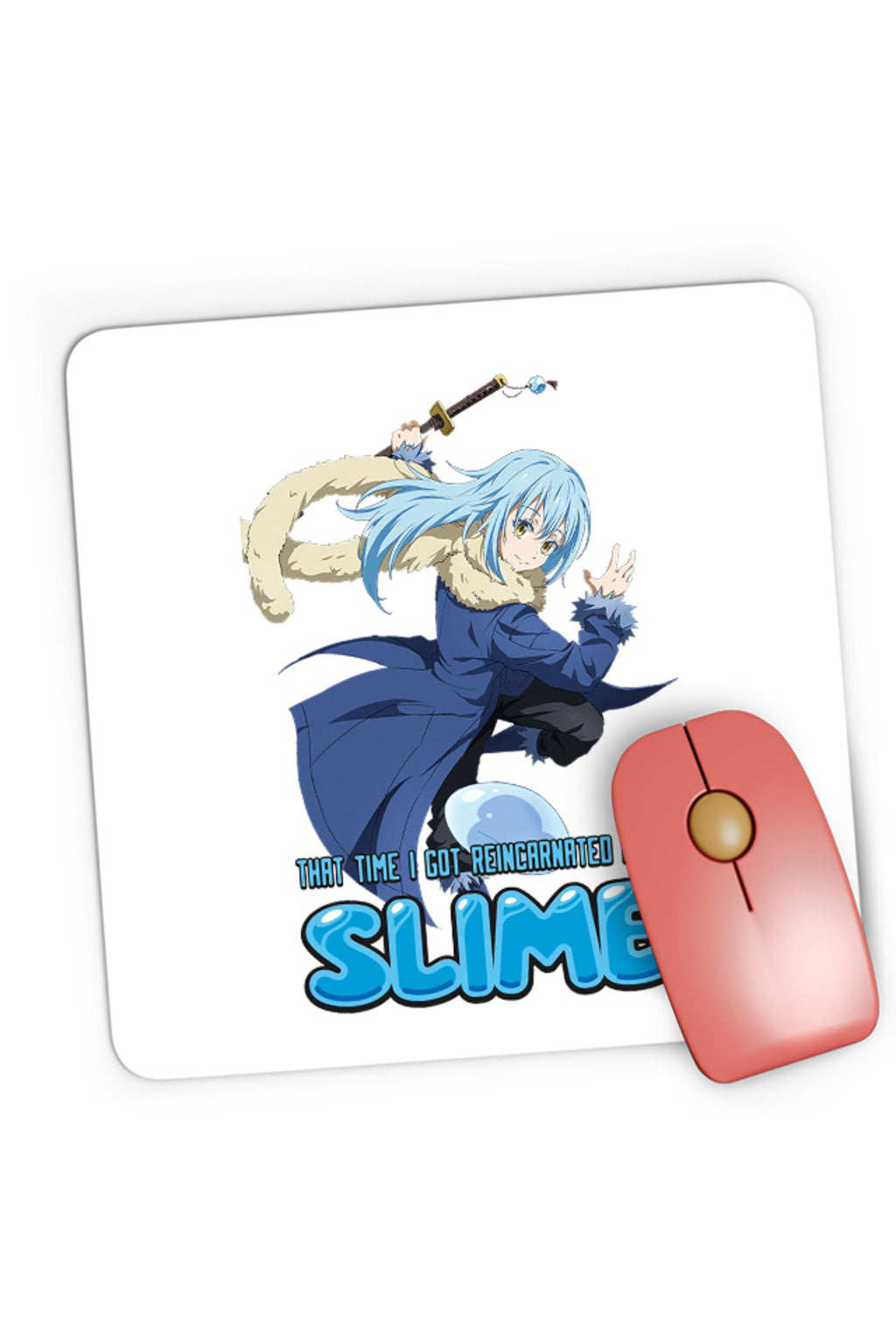 Mousepad Gaming TenSura Slime Isekai Rinmuru OP Overpower Strong, 21x19 cm
