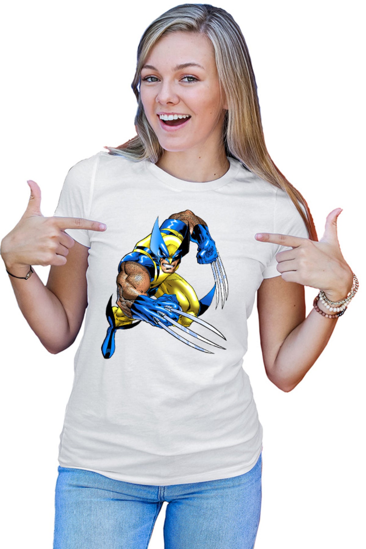 Tricou dama Wolverine Claws Experiment Muscles Wolf