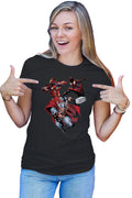 Tricou dama Ironman Thor Spiderman Thunder God Cartoons