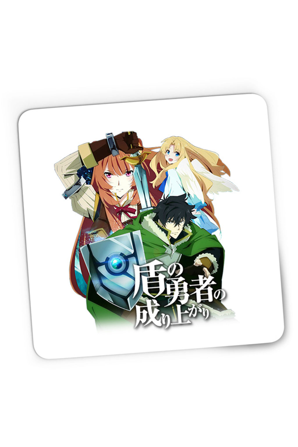 Mousepad Gaming Rising of the Shield Hero Naofumi Raphtalia Filo Drama Fantasy, 21x19 cm