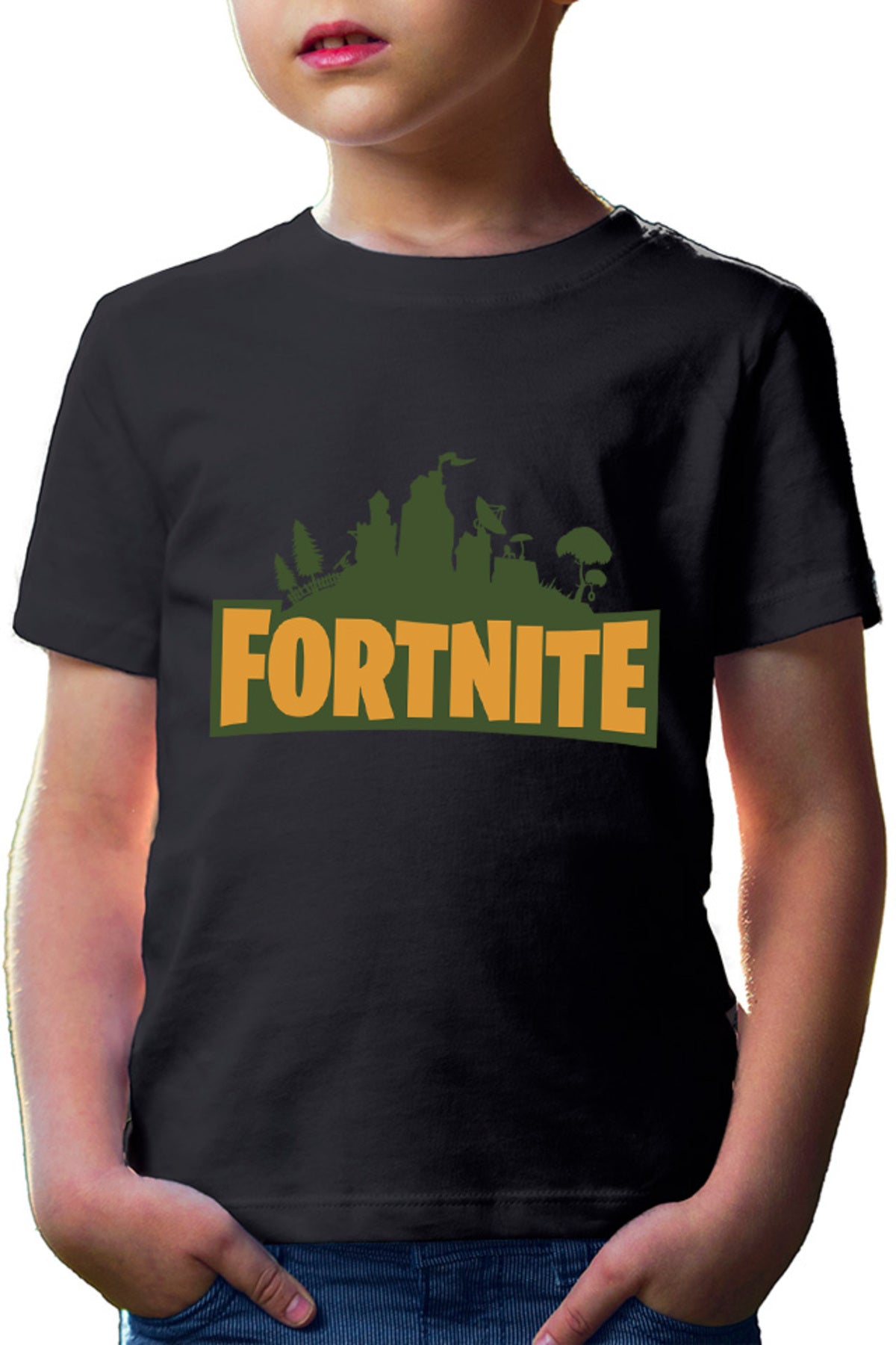 Tricou copii Fortnite Logo Battle Royale Weapons Characters Loot