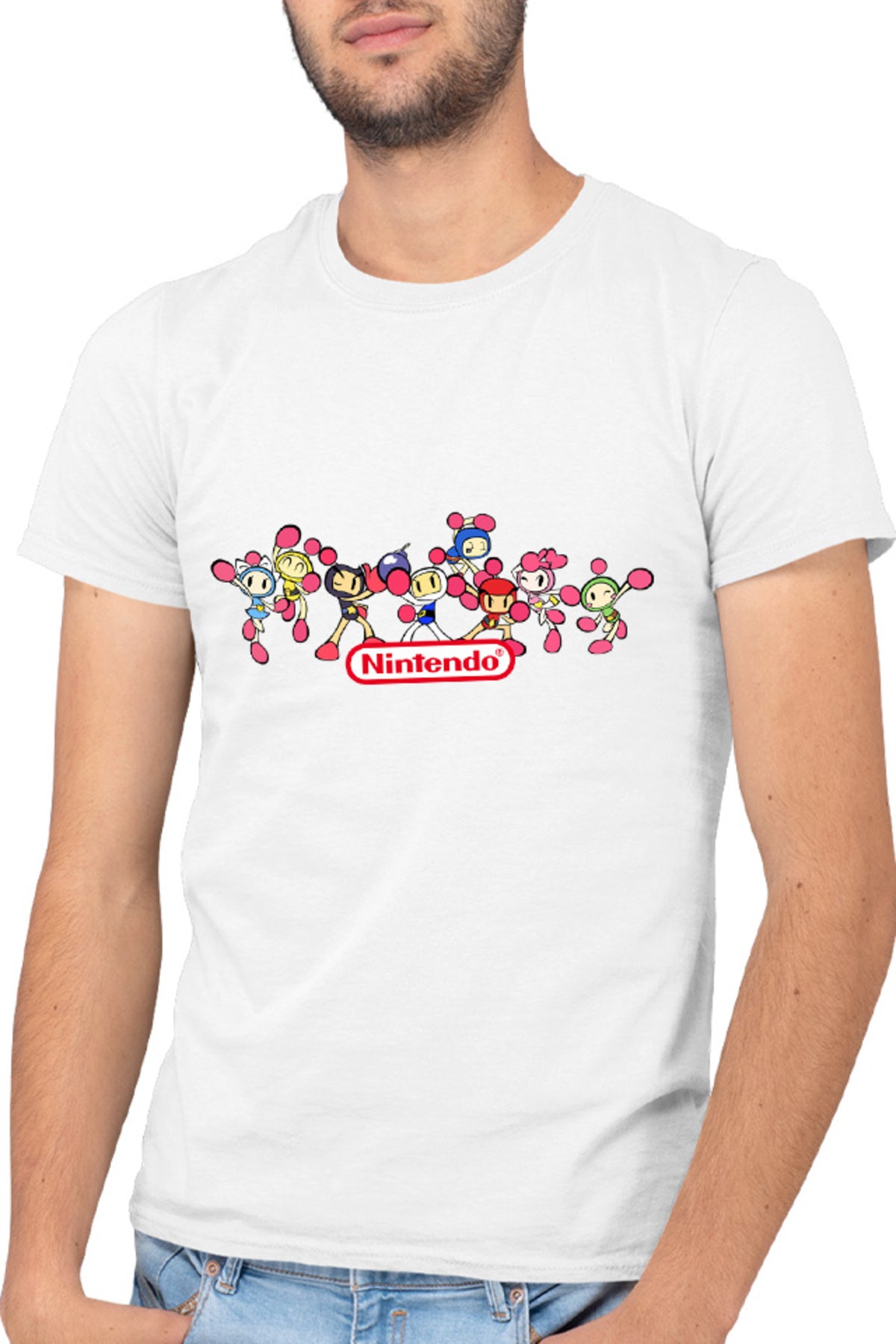 Tricou barbati Bomberman All Team Console Game