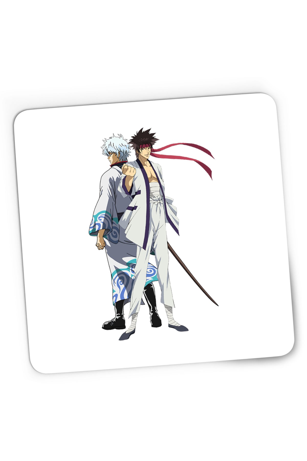 Mousepad Gaming Rurouni Kenshin Sanosuke Gintoki Samurai, 21x19 cm