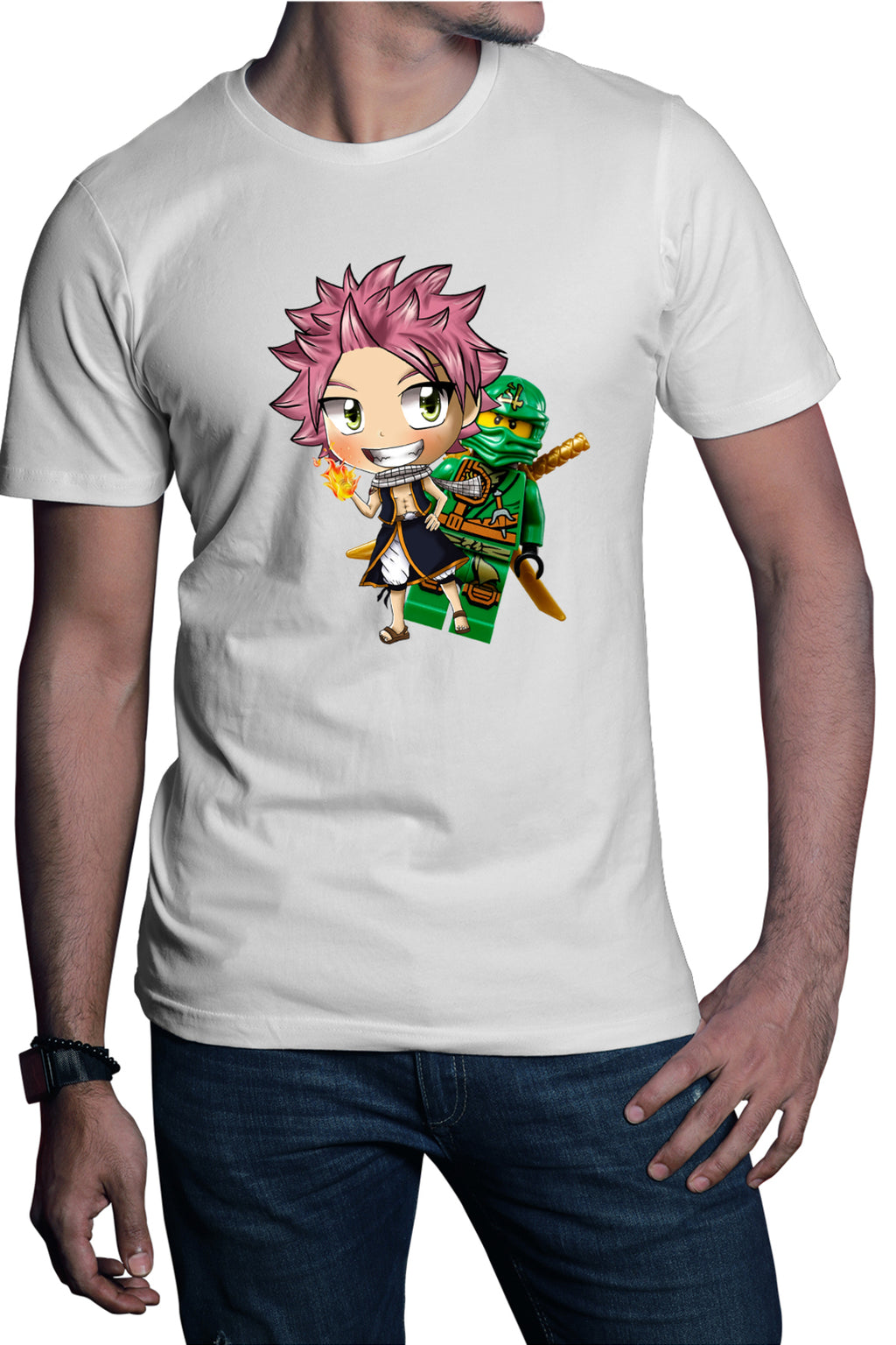 Tricou barbati Fairy Tail Ninjago Manga Cartoon